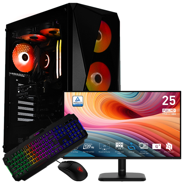 SETUP GAMER R5 5600-RX 7600 + MP251L E2 + GK100 + GM100