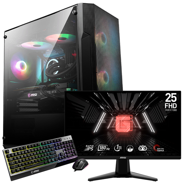 SETUP GAMER INTEL CORE i5 12400F-RTX 3060 12Go + G255F + GK30