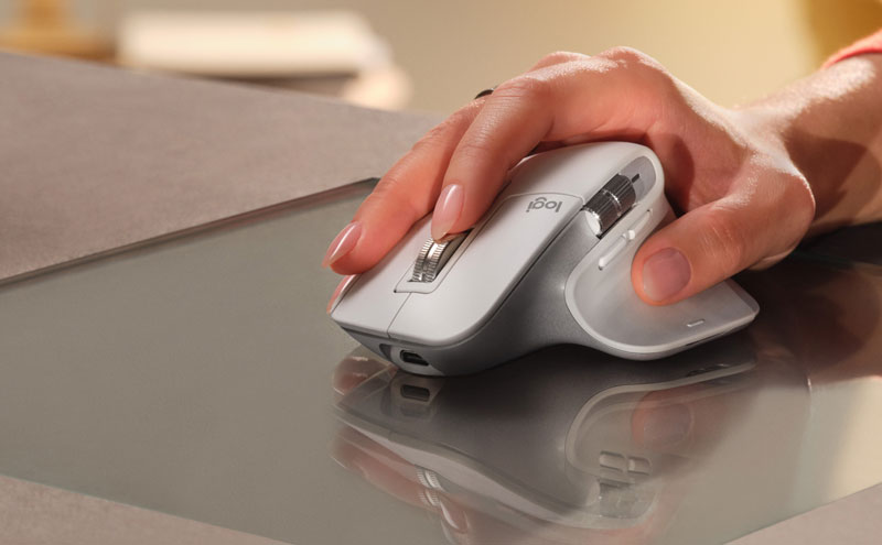 Souris Logitech MX Master 3S Gris Pâle