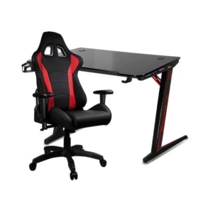 Bundle SPIRIT OF GAMER HEADQUARTER 300 120 CM + CALIBER R1 ROUGE