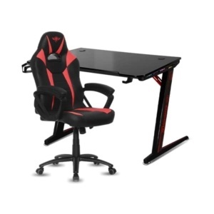 Bundle SPIRIT OF GAMER HEADQUARTER 300 120 CM + FIGHTER ROUGE/NOIR