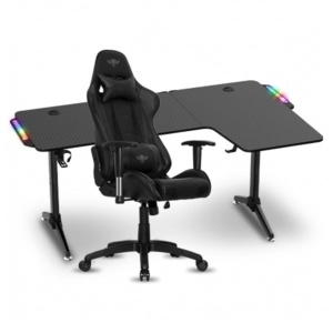 Bundle SPIRIT OF GAMER HEADQUARTER 600 RGB RIGHT 160CM + DEMON NOIR