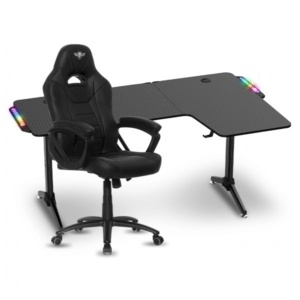 Bundle SPIRIT OF GAMER HEADQUARTER 600 RGB RIGHT 160CM + FIGHTER NOIR