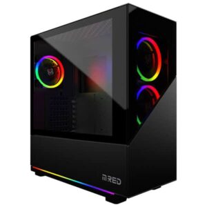 Boitier PC M-RED ELITE BLACK RAINBOW ARGB