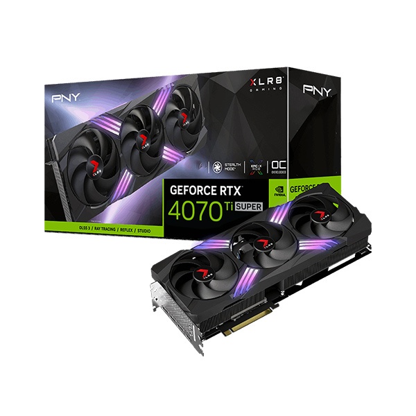 Carte Graphique PNY RTX 4070Ti Super 16GB XLR8 Maroc
