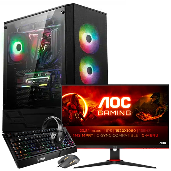Setup Gamer RYZEN 5 5600X RTX 3060Ti Maroc