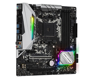 Carte Mère ASRock B450M Steel Legend