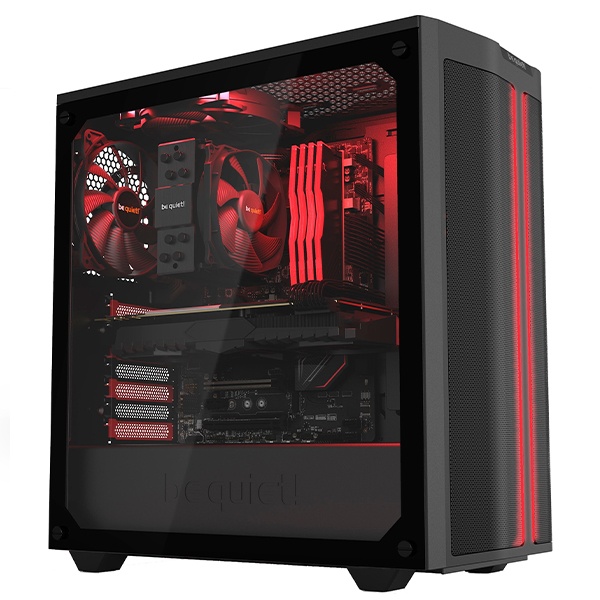 Boitier be quiet! Pure Base 500DX Rouge Noir Maroc