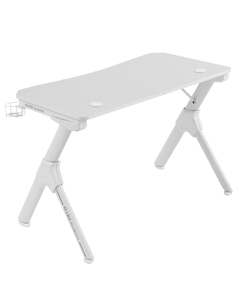 Bureau Gaming Blanc 110cm Mars Gaming MGDW 