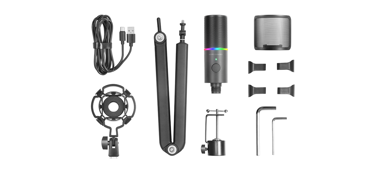 Microphone Mars Gaming MMIC-XT Noir