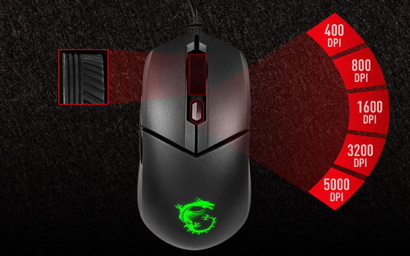 Souris Gamer MSI Clutch GM11 Noir