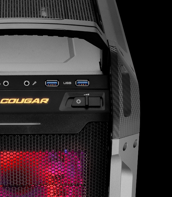 Boîtier Cougar Panzer Max-g 20 Ajustez facilement la vitesse du ventilateur
