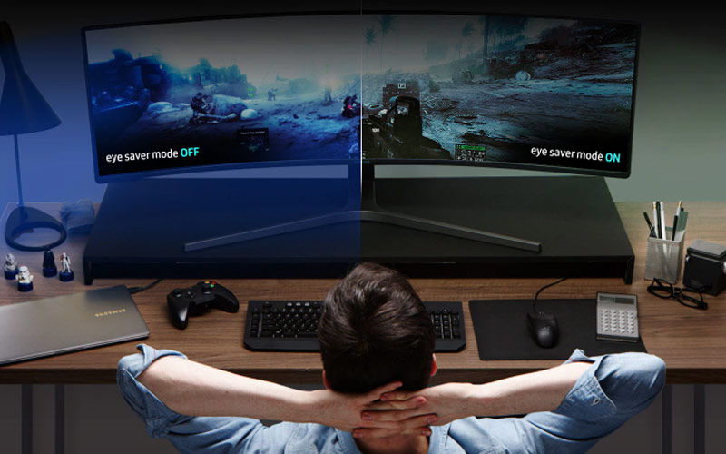 Samsung 49″ QLED C49HG90DMR Curved 144Hz