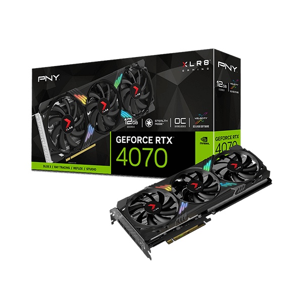 PNY GeForce RTX 4070 12GB XLR8 GAMING VETRO OC