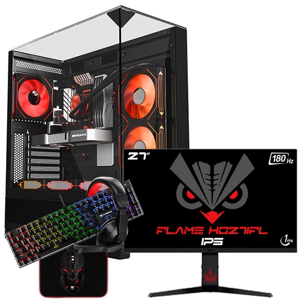 SETUP GAMER i5 11600KF-RTX 4060 + HG27IFL + HPG200