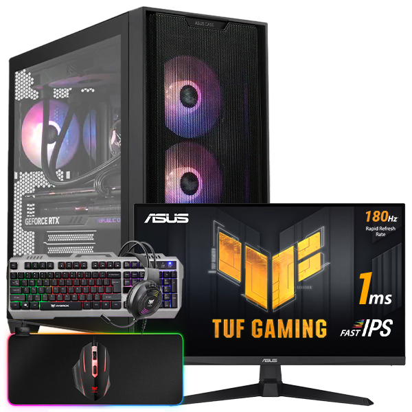 SETUP GAMER R7 5700X-RX 6600 + VG279Q3A + HPG100