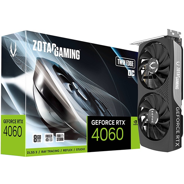 ZOTAC GAMING GeForce RTX 4060 8GB Twin Edge OC