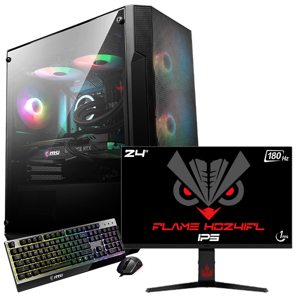 SETUP GAMER INTEL CORE i5 12400F-RTX 3060 12Go + HG24IFL + GK30