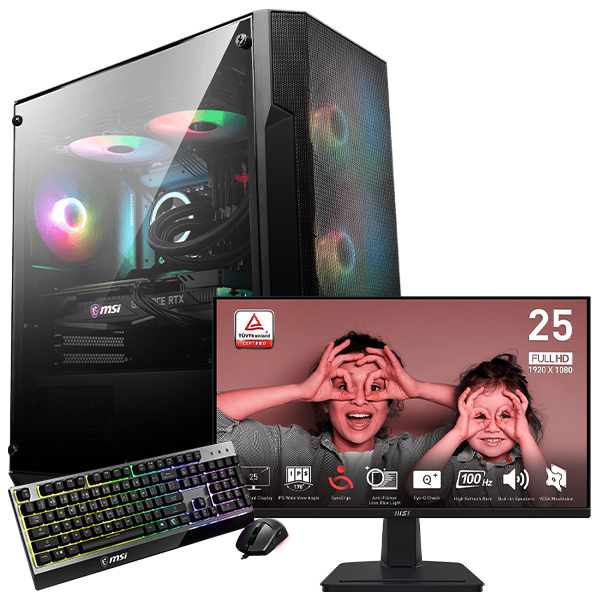 SETUP GAMER R5 5500-RX 5500 XT + MP251 + GK30