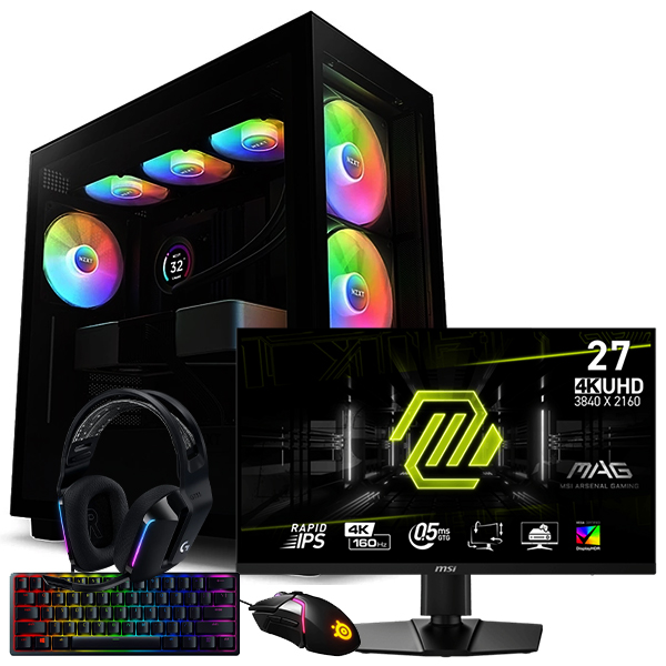 SETUP GAMER U7 265KF-RTX 5090 + 274UPF E2 + HUNTSMAN MINI + RIVAL 600 + G733