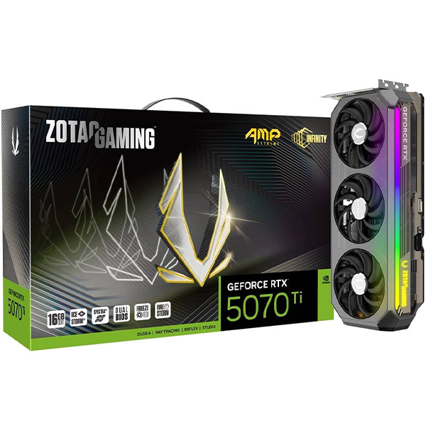 ZOTAC GAMING GeForce RTX 5070Ti AMP Extreme INFINITY 16GB