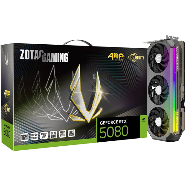 ZOTAC GAMING GeForce RTX 5080 AMP Extreme INFINITY 16GB