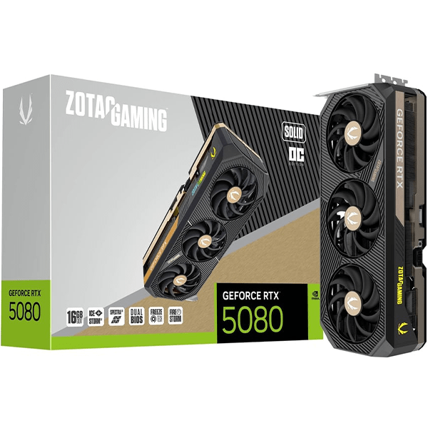 ZOTAC GAMING GeForce RTX 5080 Solid OC 16GB