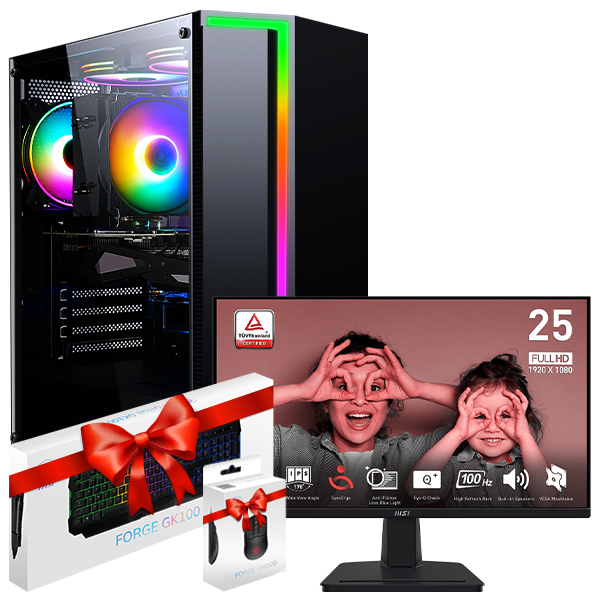 SETUP GAMER R5 5600G-VEGA 7/16Go + MP251 + ( GK100 + GM100 Cadeaux )