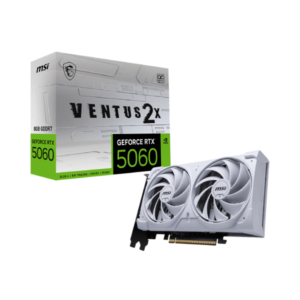MSI GeForce RTX 5060 8G VENTUS 2X OC Blanc Setup Game
