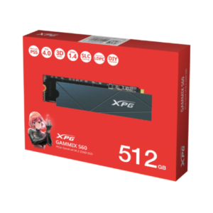 NVMe XPG Gammix S60 512GB M.2 PCIe Gen4 Noir