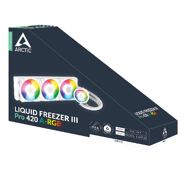 Arctic Liquid Freezer III Pro 420 A-RGB (Blanc) – Image 4