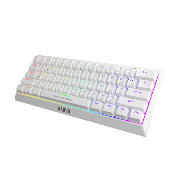 Marvo KG962G Hecate 61 EN White ( Red Switches ) – Image 4