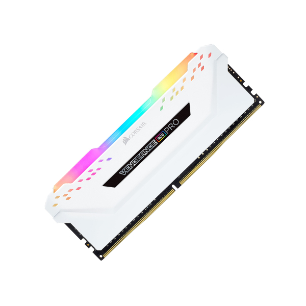 Corsair Vengeance RGB PRO 8Go DDR4 3200MHz Blanc Tray