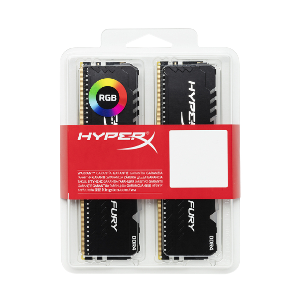 HYPERX FURY 16GB (8GB X 2) DDR4 2666Mhz RGB – Image 3
