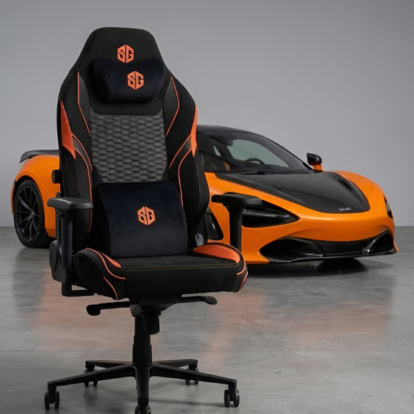 SG Racer Maclaren Noir/Orange – Image 5